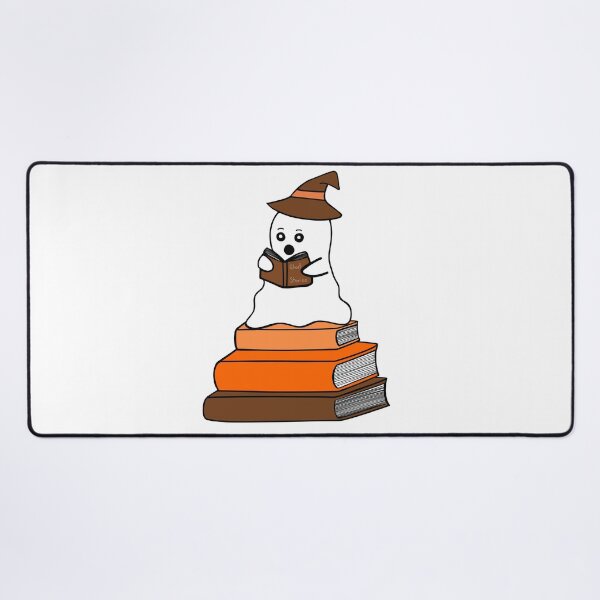 Item preview, Cute Halloween Ghost Reading designed and sold by Sartoris Art.