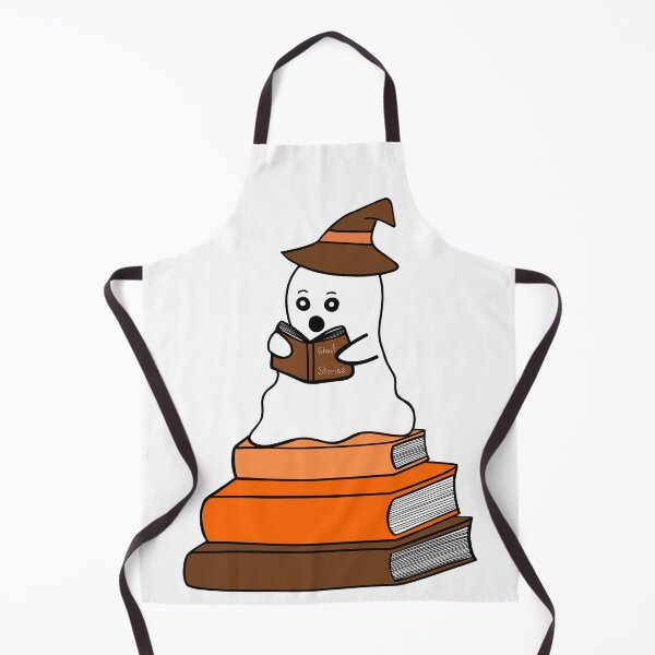 Item preview, Cute Halloween Ghost Reading Book designed and sold by Sartoris Art.