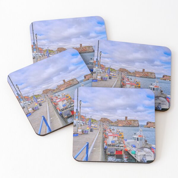 Item preview, Dunbar Harbour: Colourful Fishing Boats designed and sold by Violaman.