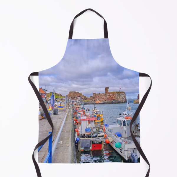 Item preview, Dunbar Harbour: Colourful Fishing Boats designed and sold by Violaman.