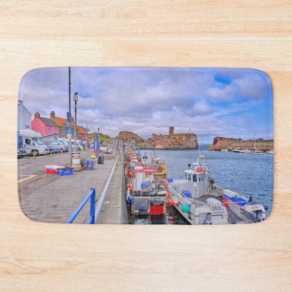 Item preview, Dunbar Harbour: Colourful Fishing Boats designed and sold by Violaman.