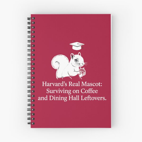 Item preview, Harvard's Real Mascot - Funny College Squirrel and Coffee Lover Print designed and sold by Sabia Creative Lab.