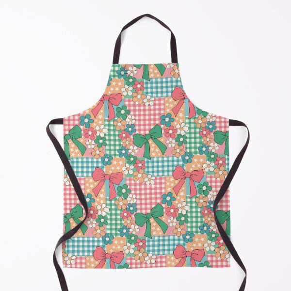 Item preview, Christmas Coquette Bow Floral Patchwork designed and sold by CreativeDraws42.