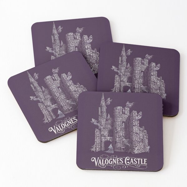 Item preview, Valognes Castle France Haunted Ghost Town Typography Art designed and sold by naughty-raccoon.