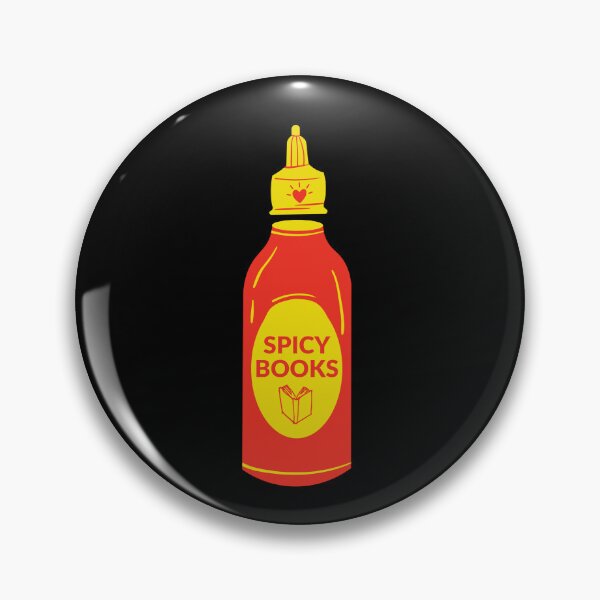Item preview, Spicy Books Hot Sauce Sticker designed and sold by MaximustheChiDesign.