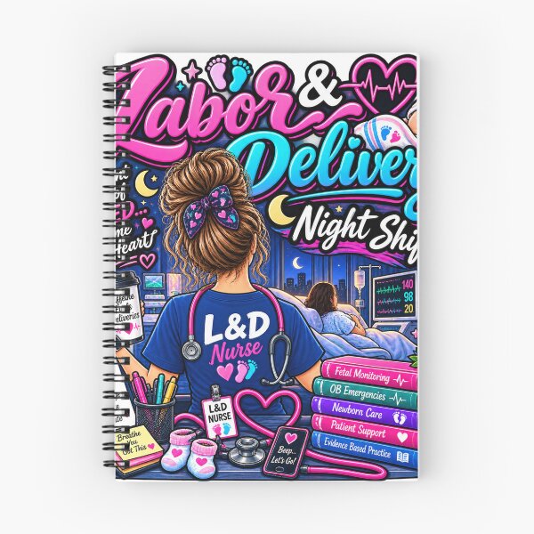 Item preview, Labor & Delivery Night Shift Nurse designed and sold by Nurse Vibes Studio.