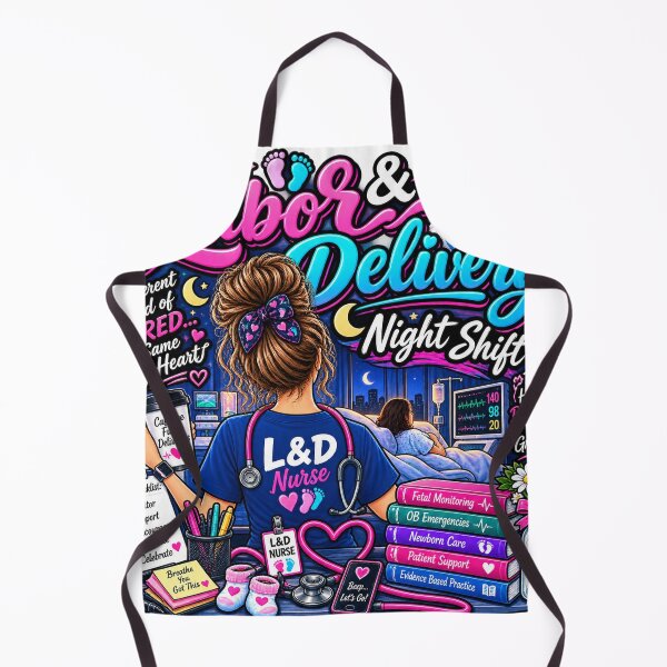 Item preview, Labor & Delivery Night Shift Nurse designed and sold by Nurse Vibes Studio.