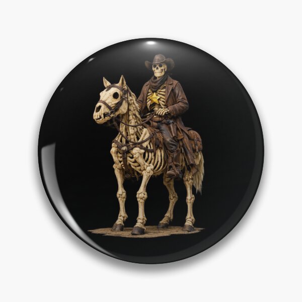 Item preview, Skeleton Cowboy On Horse designed and sold by IMOBILYARI VibeCore.