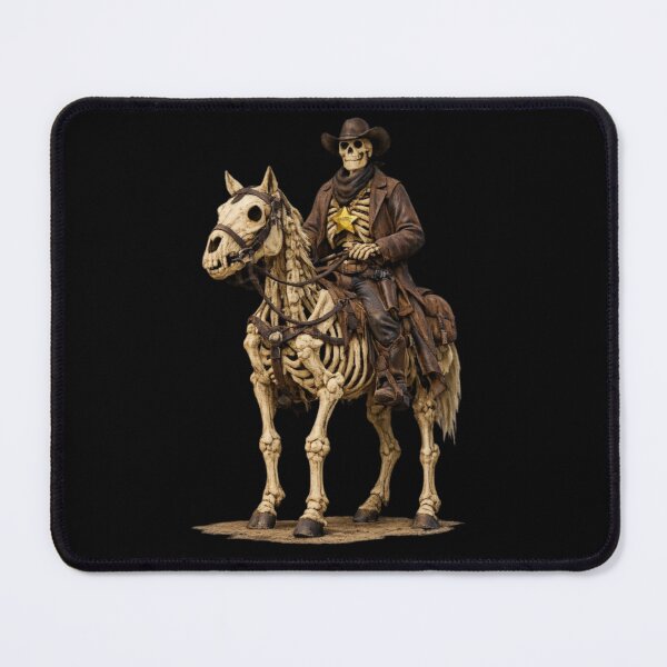 Item preview, Skeleton Cowboy On Horse designed and sold by IMOBILYARI VibeCore.
