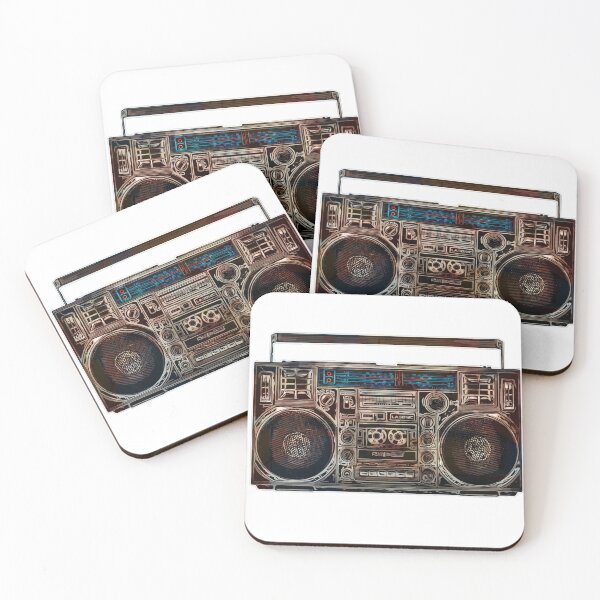 Item preview, Old School Boombox designed and sold by AmbientArtCo.