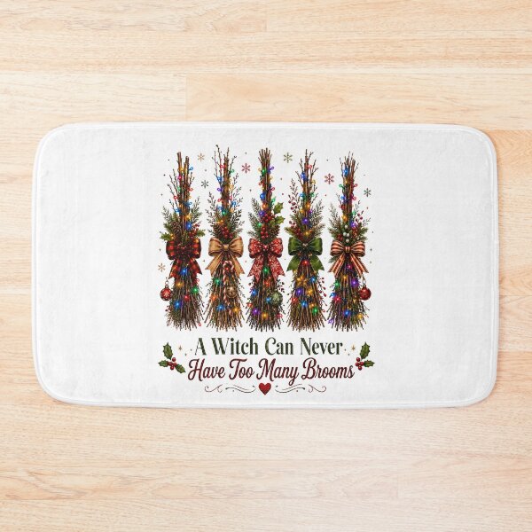 Item preview, A Witch Can Never Have Too Many Brooms – Christmas Witch Classic T-Shirt  designed and sold by podlook.