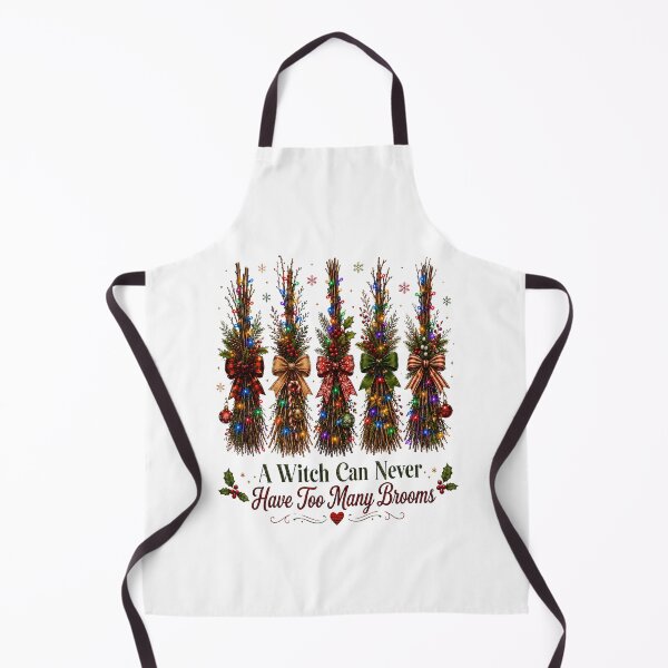 Item preview, A Witch Can Never Have Too Many Brooms – Christmas Witch Classic T-Shirt designed and sold by podlook.