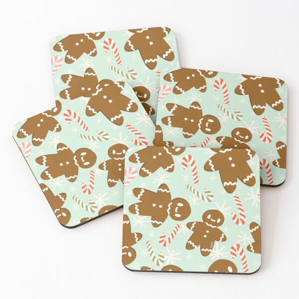 Item preview, Gingerbread men and candy canes  designed and sold by studioaudrea.