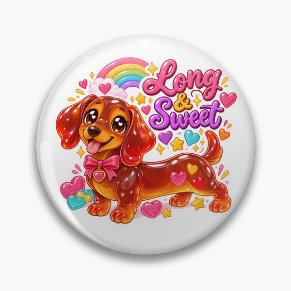 Item preview, Long & Sweet Gummy Dachshund – Cute Kawaii Sausage Dog designed and sold by AnyMar2023.