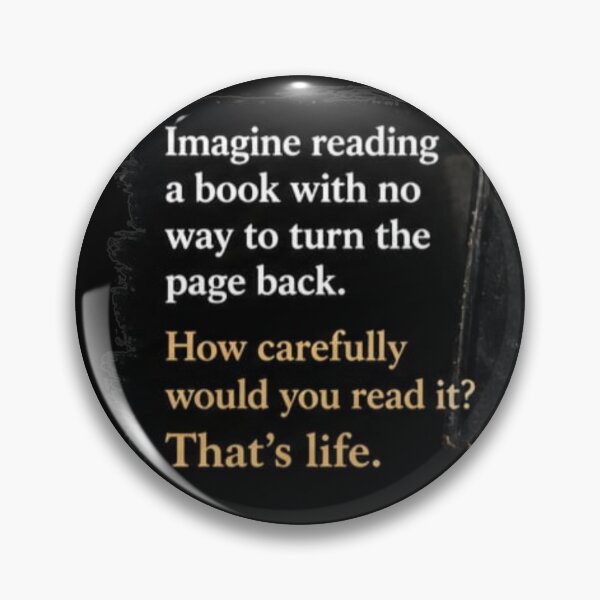 Item preview, Imagine Reading A Book That's Life Dark Academia Quote Sticker designed and sold by Scro-Ciob-Shop.
