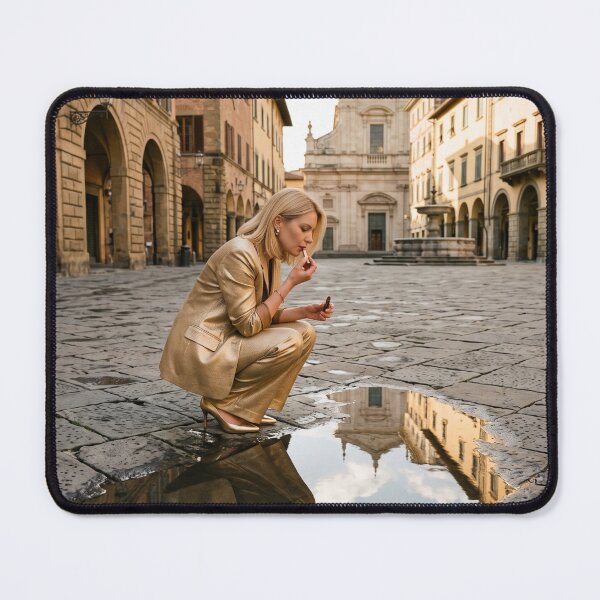 Item preview, woman applying makeup designed and sold by cutegiftcore.