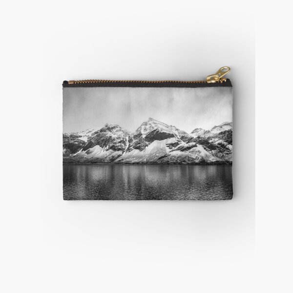 Item preview, Landscape at Fortuna Bay South Georgia Island BW designed and sold by PhotoArt by Joan Carroll.