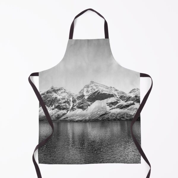 Item preview, Landscape at Fortuna Bay South Georgia Island BW designed and sold by PhotoArt by Joan Carroll.