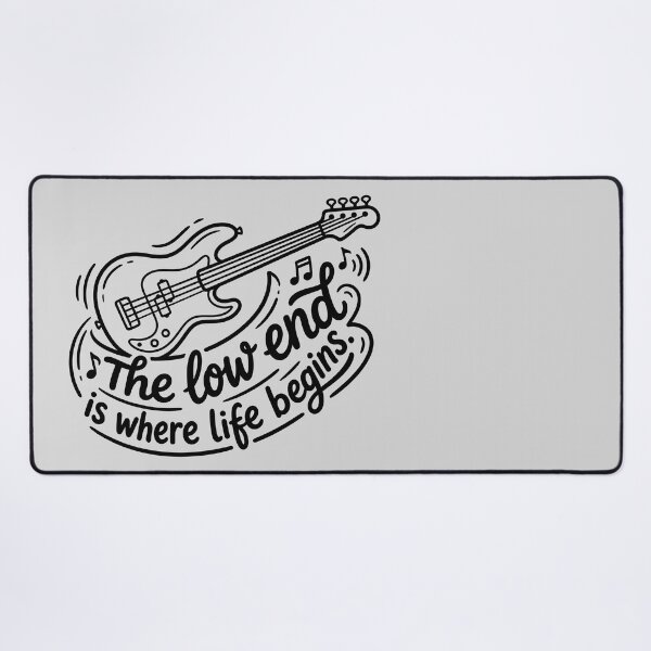 Item preview, The Low End - Bassist Graphic Design Art designed and sold by ThreadRiotTees.