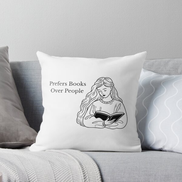 Item preview, Prefers Books Over People designed and sold by AandBCollective.