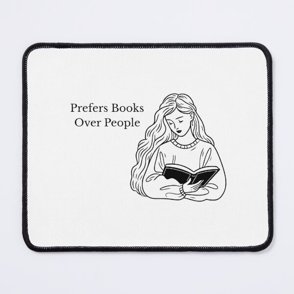 Item preview, Prefers Books Over People designed and sold by AandBCollective.