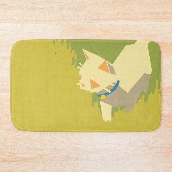 Item preview, Geometric cat on grass designed and sold by Zeryna.