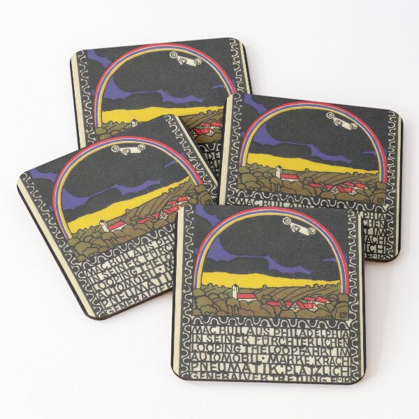 Item preview, Vintage  color lithograph  His Frightful Loop-the-Loop Ride in His Car, designed and sold by stevepaint.