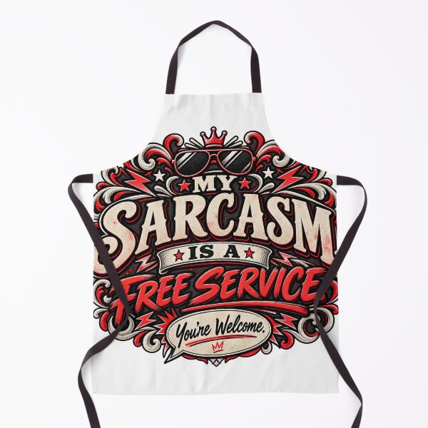 Item preview, My Sarcasm Is A Free Service Sarcastic Design designed and sold by InkroarCo.