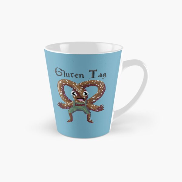 Item preview, Bavarian Pretzel Man Gluten Tag Black designed and sold by Ivorycrow.