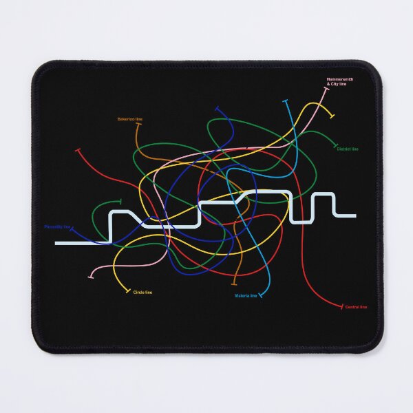 Item preview, London map tube designed and sold by oliver polanski.