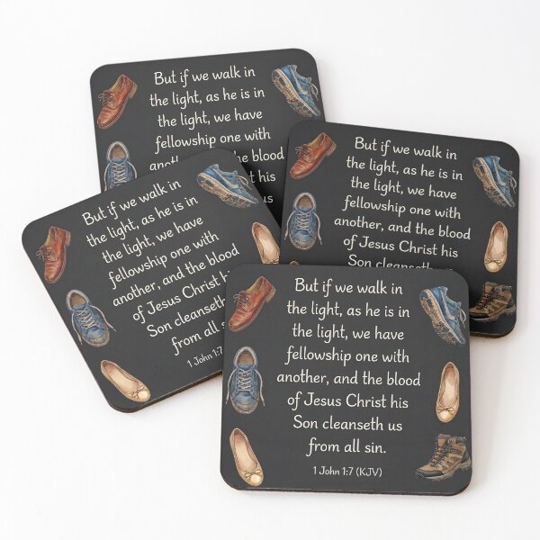 Item preview, Walking in Light and Forgiveness 1 John 1:7 designed and sold by ArtByJerryR.