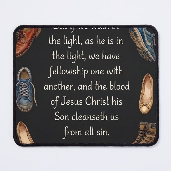 Item preview, Walking in Light and Forgiveness 1 John 1:7 designed and sold by ArtByJerryR.
