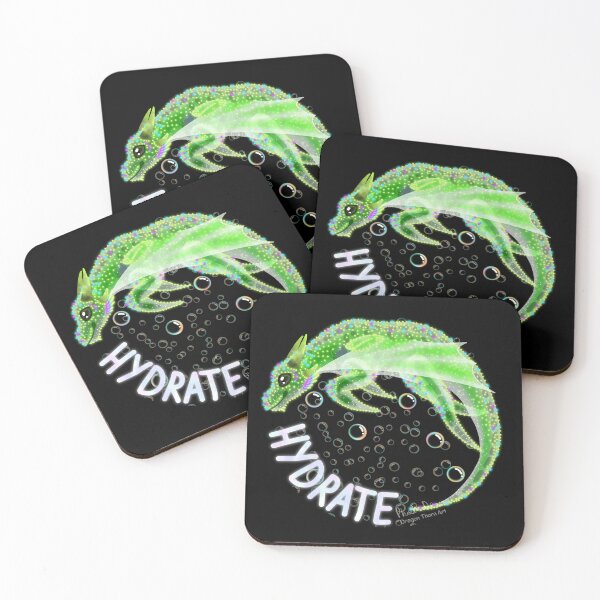 Item preview, Hydrate Dragon - Green designed and sold by dragonthorn-art.