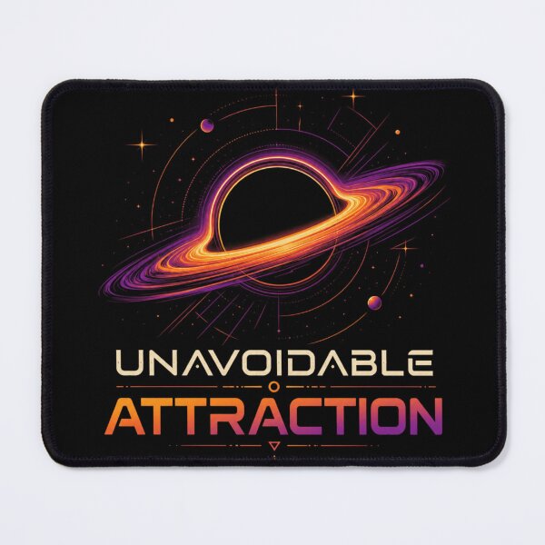 Item preview, Unavoidable Attraction - Black Hole Space Science Fiction Design designed and sold by AstroPal28.