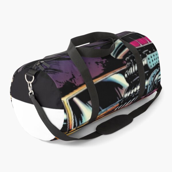 Item preview, Blown Muscle Car | Retro Drag Racing Neon Automotive Art designed and sold by Nexus Space.