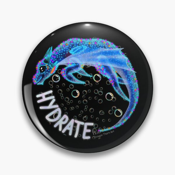 Item preview, Hydrate Dragon - Deep Blue designed and sold by dragonthorn-art.