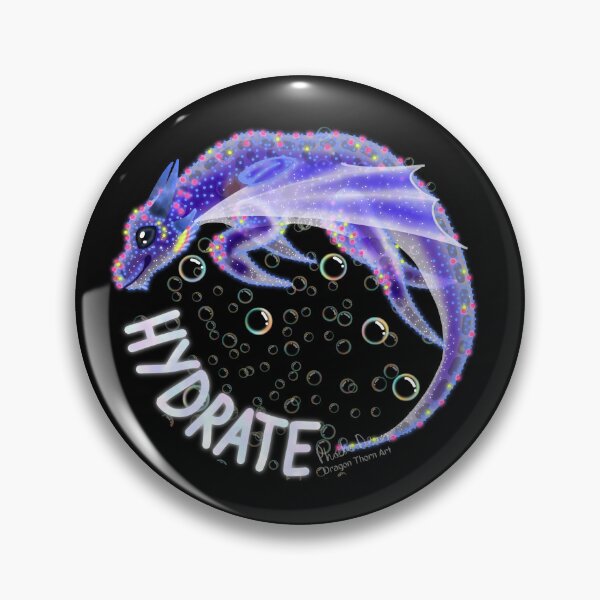 Item preview, Hydrate Dragon - Purple designed and sold by dragonthorn-art.