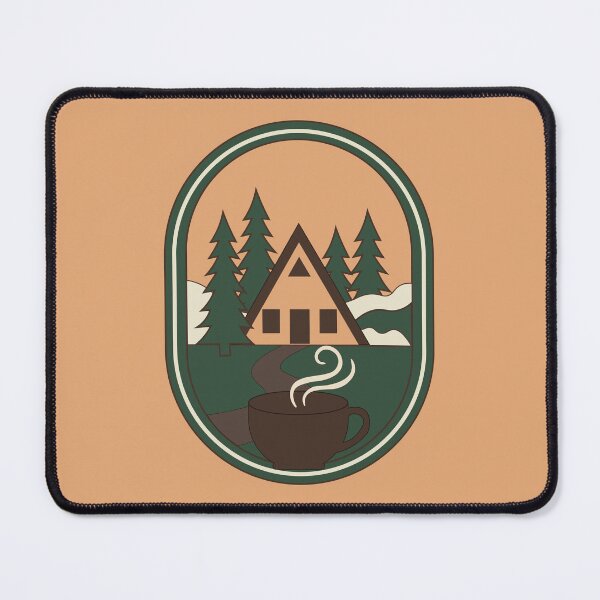 Item preview, Weekend escape - Cozy Forest Adventure Badge designed and sold by IllustratorNZ.