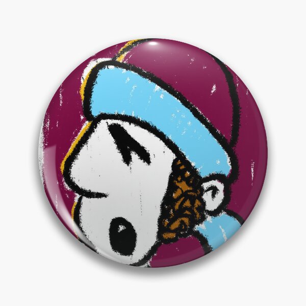 Item preview, Classic Football Fan Illustration | Footy Terrace Supporter | Claret & Blue  Scarf designed and sold by GWARTGB.