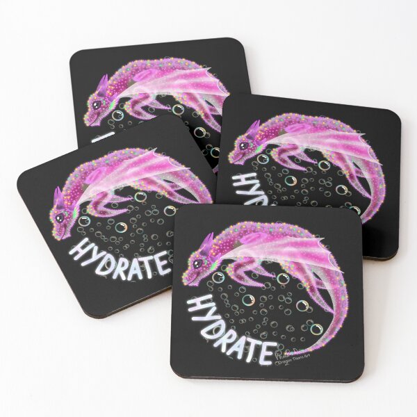 Item preview, Hydrate Dragon - Pink designed and sold by dragonthorn-art.