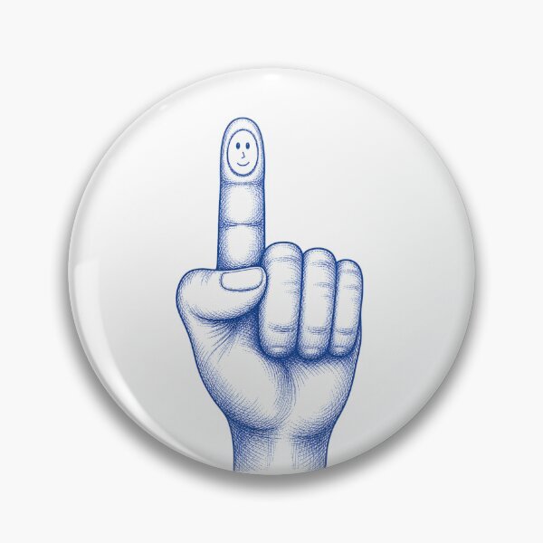 Item preview, Funny Smiley Happy Finger | Lifestyle designed and sold by ferniesee.