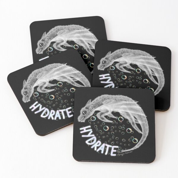 Item preview, Hydrate Dragon - White designed and sold by dragonthorn-art.