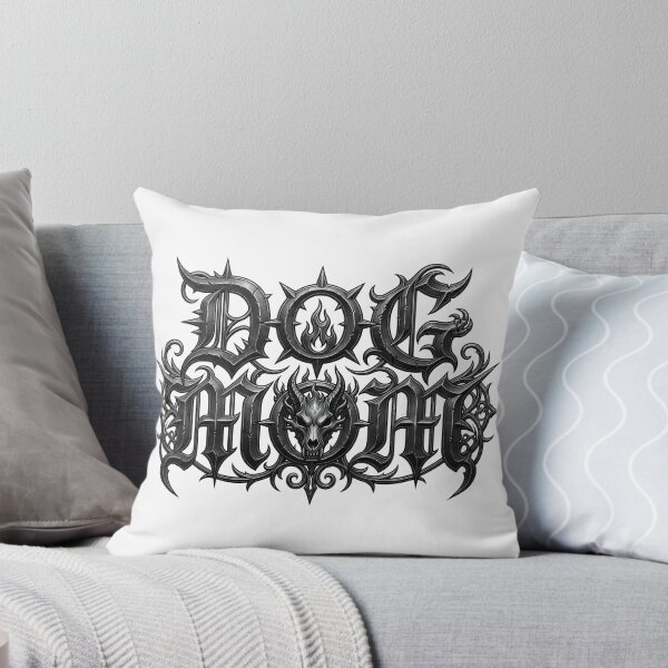 Item preview, Heavy Metal Dog Mom Gothic Skull Typography designed and sold by BetweenForms.
