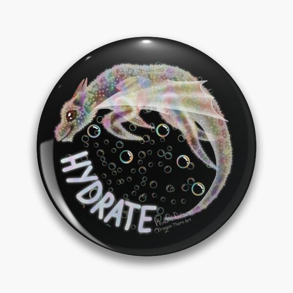 Item preview, Hydrate Dragon - Rainbow designed and sold by dragonthorn-art.