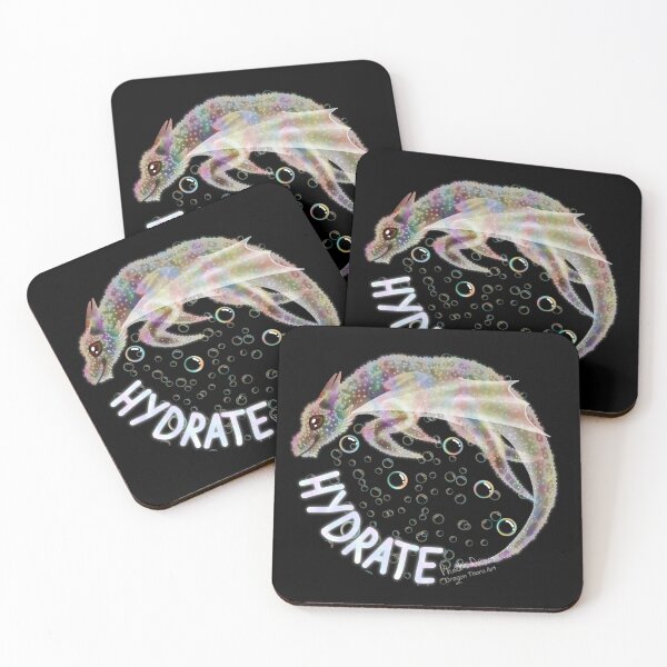 Item preview, Hydrate Dragon - Rainbow designed and sold by dragonthorn-art.