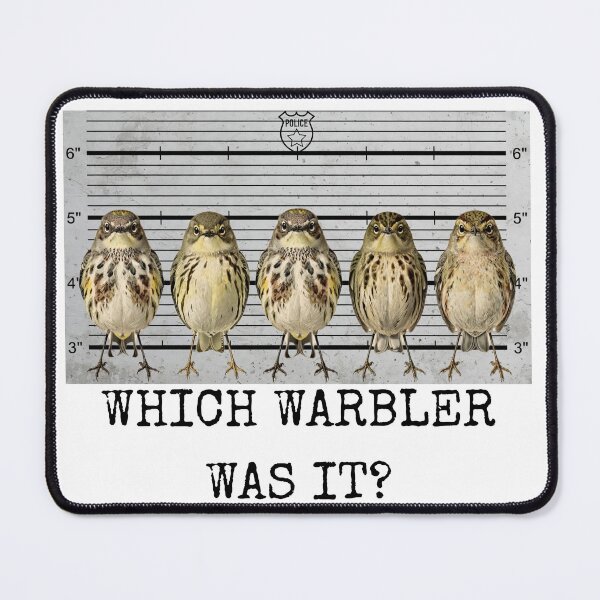 Item preview, Which Warbler Was It? Funny Confusing Warbler Police Lineup Birdwatching Pun for Fall Mirgation designed and sold by Neurospicy Trolls.