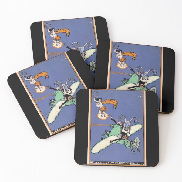 Item preview, Vintage  color lithograph The Aeroplegasus designed and sold by stevepaint.