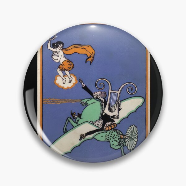 Item preview, Vintage  color lithograph The Aeroplegasus designed and sold by stevepaint.