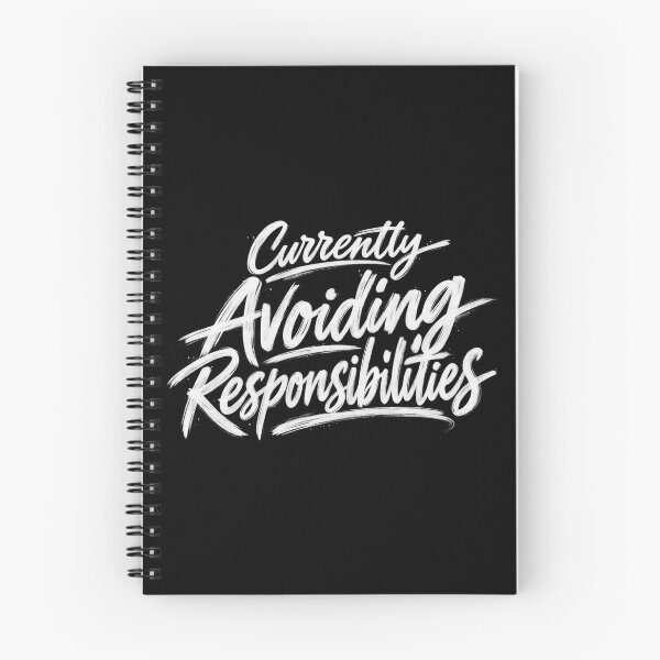 Item preview, Currently Avoiding Responsabilities designed and sold by Youmytype.