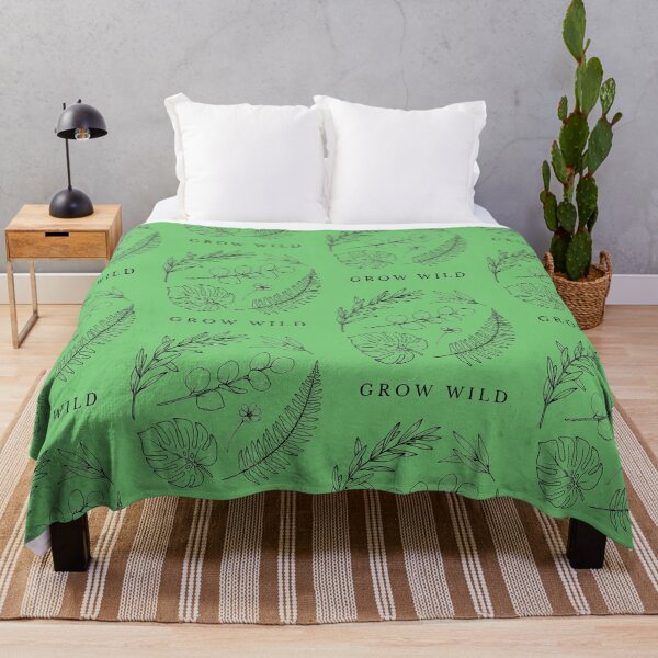 Item preview, Grow Wild Botanical Nature Plant Lover Minimalist Line Art designed and sold by magdan7.